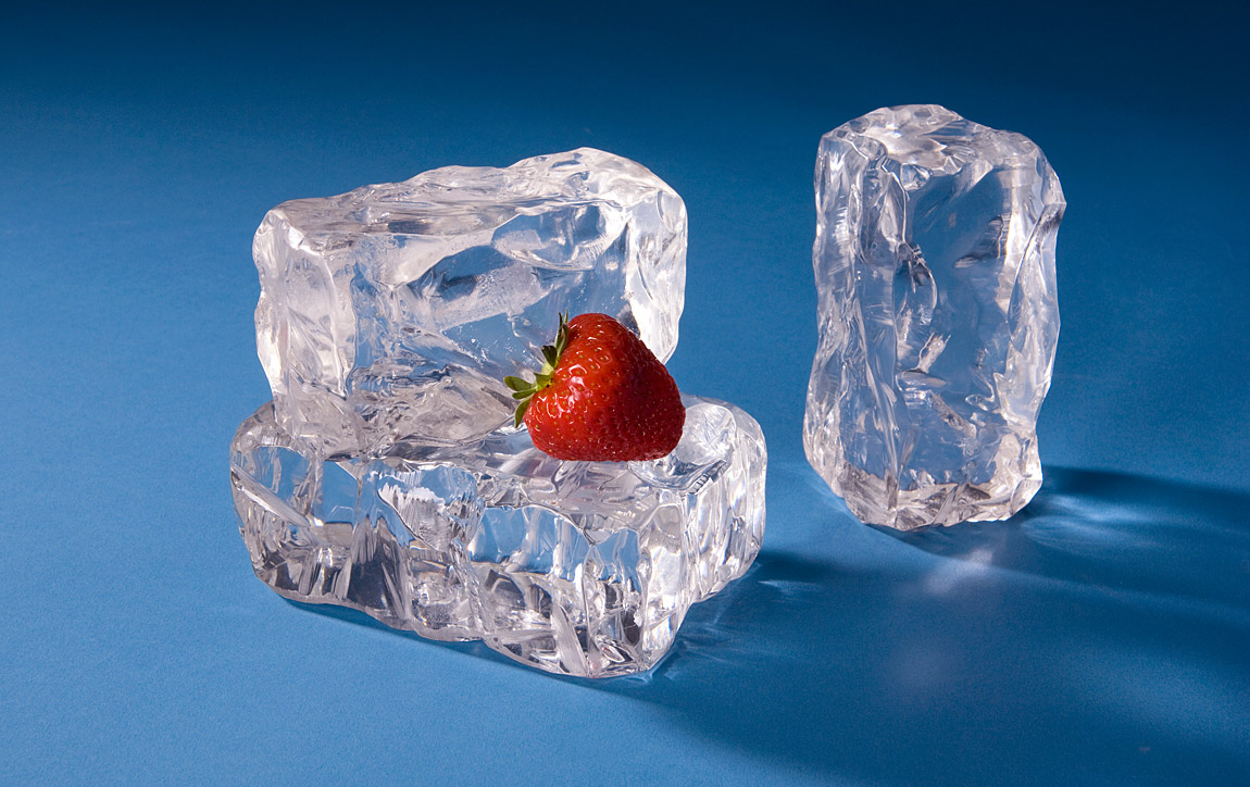 make fake ice sculpture