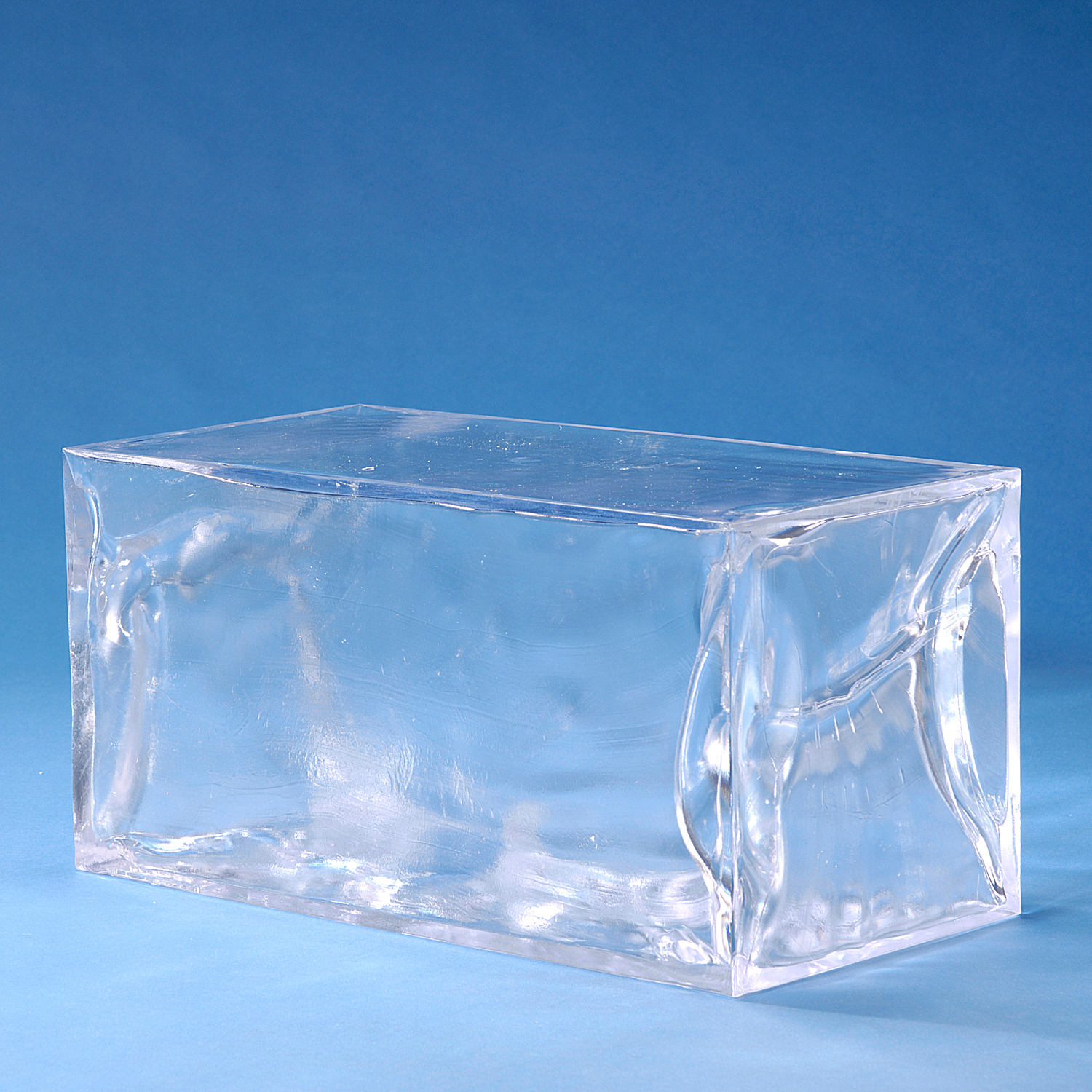 Decorative Ice Block Synthetically Structured